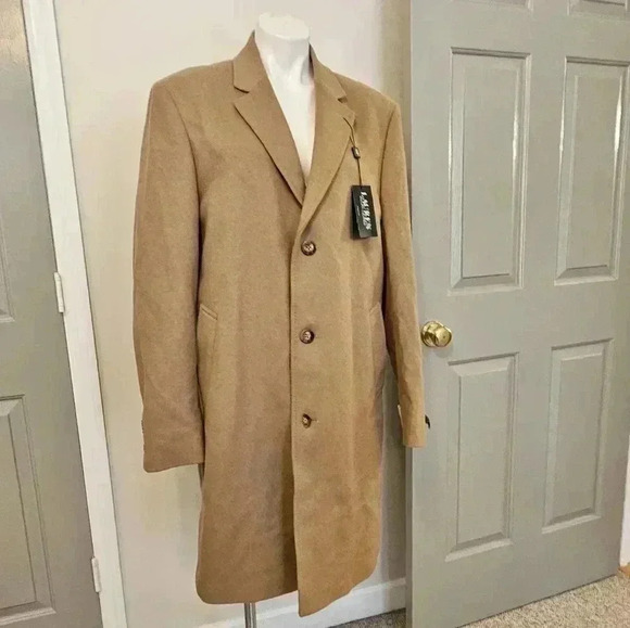 Lauren Ralph Lauren Overcoat Cashmere-Wool Blend NWT - Picture 3 of 16